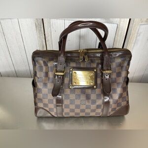 Louis Vuitton Berkeley Damier Ebene Handbag Bag Classic 30